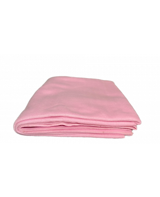 Manta newborn puff soft brush - rosa claro