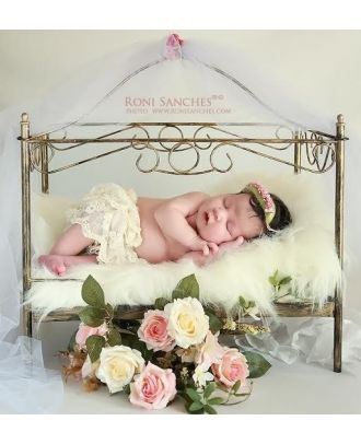 Imperial bed for photography newborn props ArteBrasil