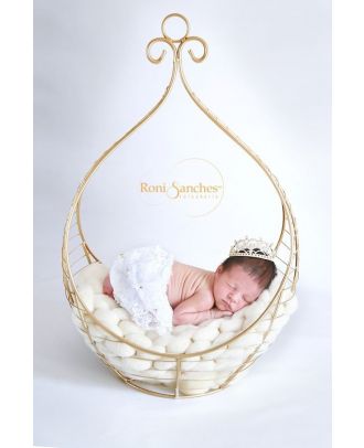 Drop basket for newborn photography props ArteBrasil