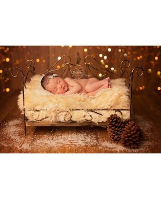 Colonial bed for photography newborn props ArteBrasil