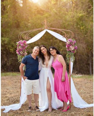 Iron portal for photography shoot Pregnant, Monitoring and Decoration ArteBrasil