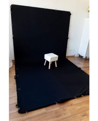 Support for photographic background stainless steel chroma key ArteBrasil